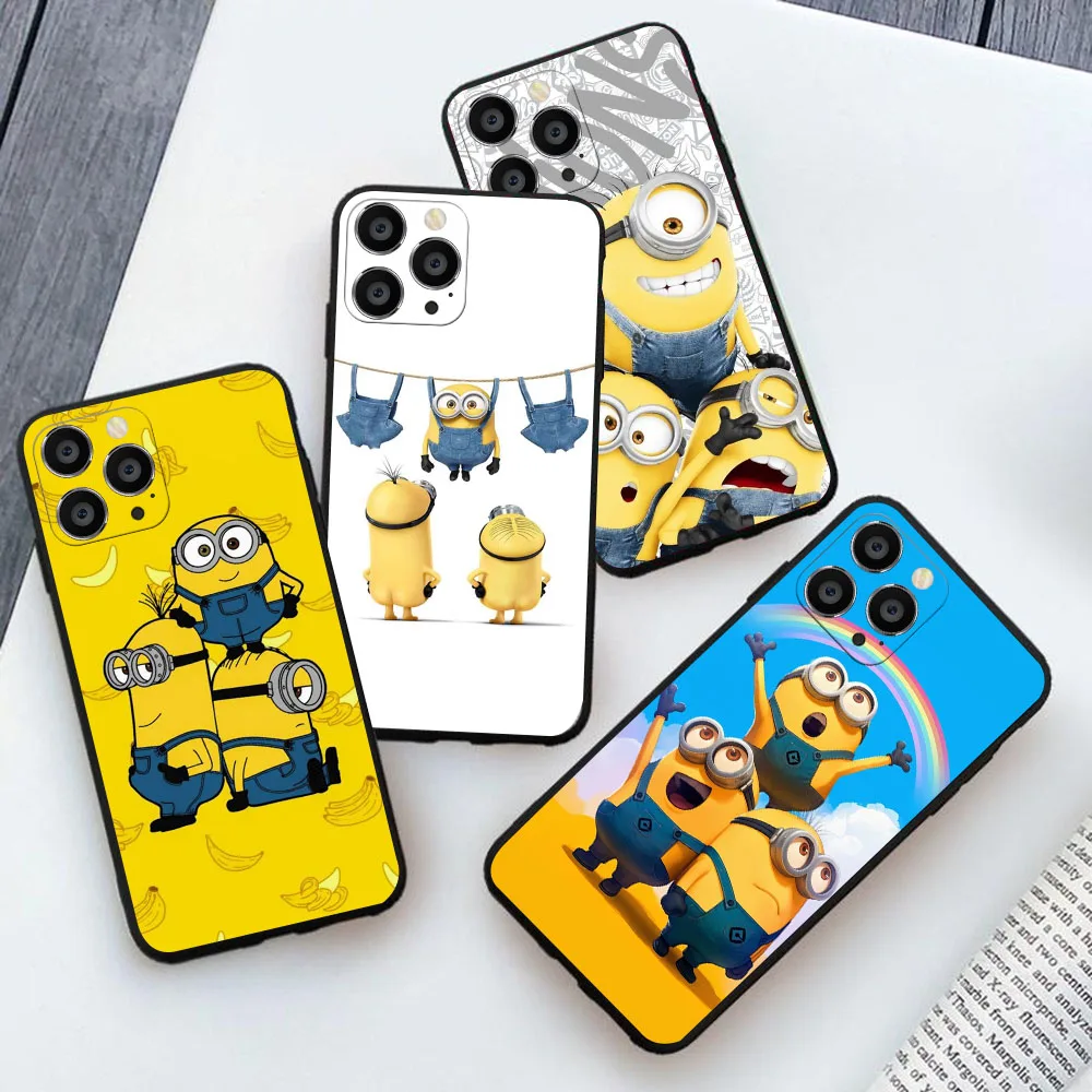 CK-4 b-banana azul b-minions funda de teléfono para Xiaomi Mi 9 9T 11 11T Redmi 6 6A 7 7A 12 12C S2 A3X 10 14C Poco F2 Pro - imagen 2