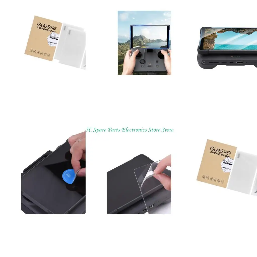 Protectores pantalla delgada SZ para visualización del controlador ajuste preciso antiimpacto antisamude