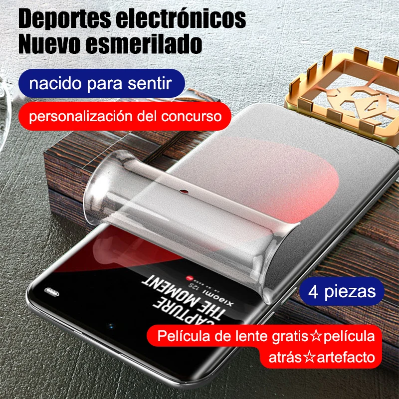 Protector de pantalla mate de cubierta completa para Google Pixel 8, 7, 6 Pro, 7A, 6A, película de hidrogel esmerilada, película suave, pegatina protectora, 4 Uds. - imagen 3