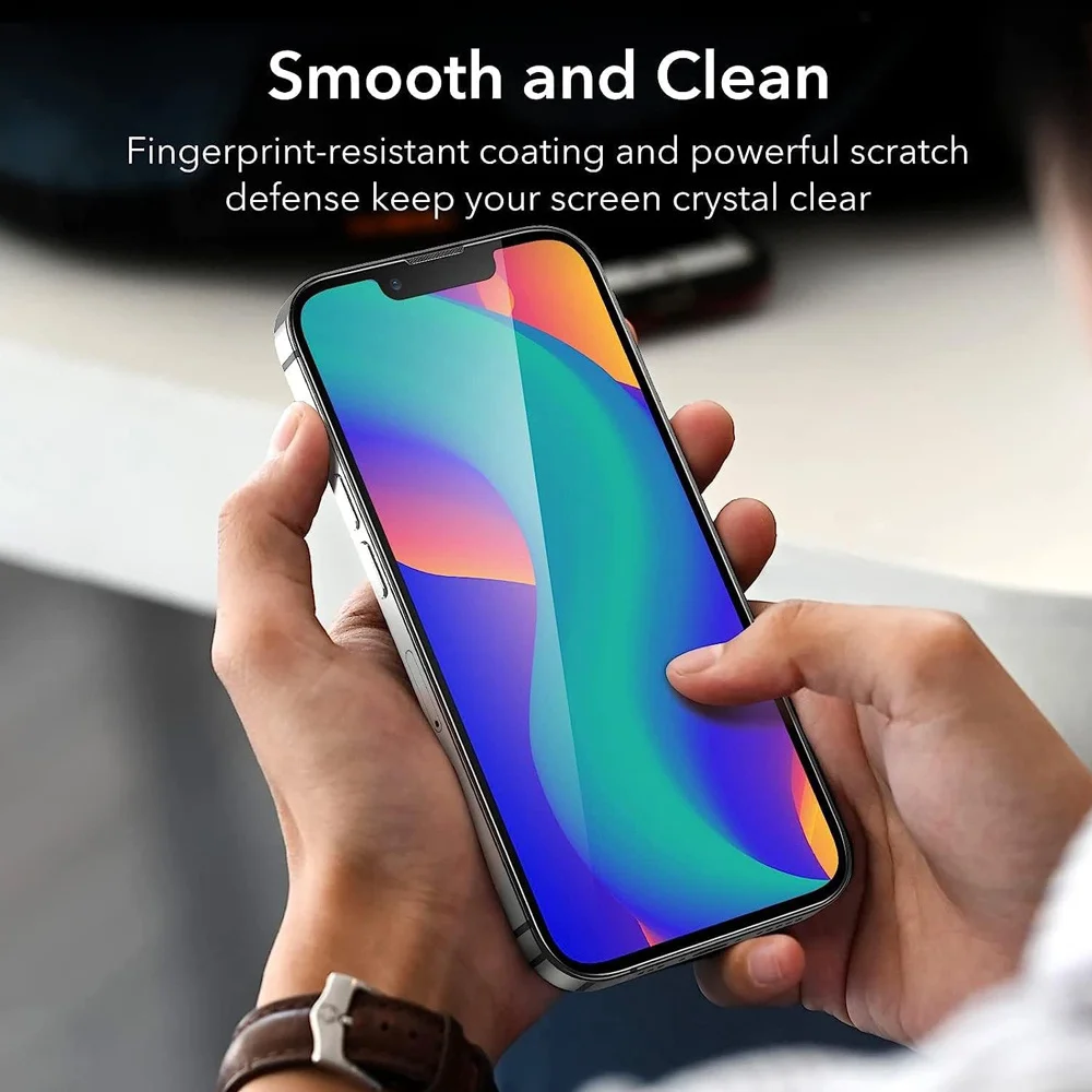 Película frontal de teléfono para iPhone 17 16 15 14 Pro Max Protector de pantalla de vidrio para iPhone 15 16 Plus cristal templado para iPhone 11 12 13 Mini Glass - imagen 5