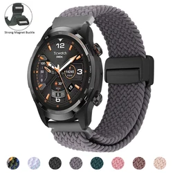 Correa de nailon TicWatch Pro 3 Ultra GPS – Pulsera magnética 22 mm