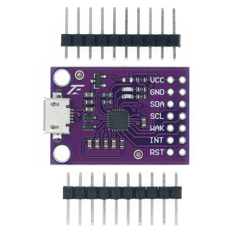 Placa de depuración CP2112, módulo de comunicación USB a SMBus I2C, Kit de evaluación MicroUSB 2112 2,0 para módulo de Sensor CCS811