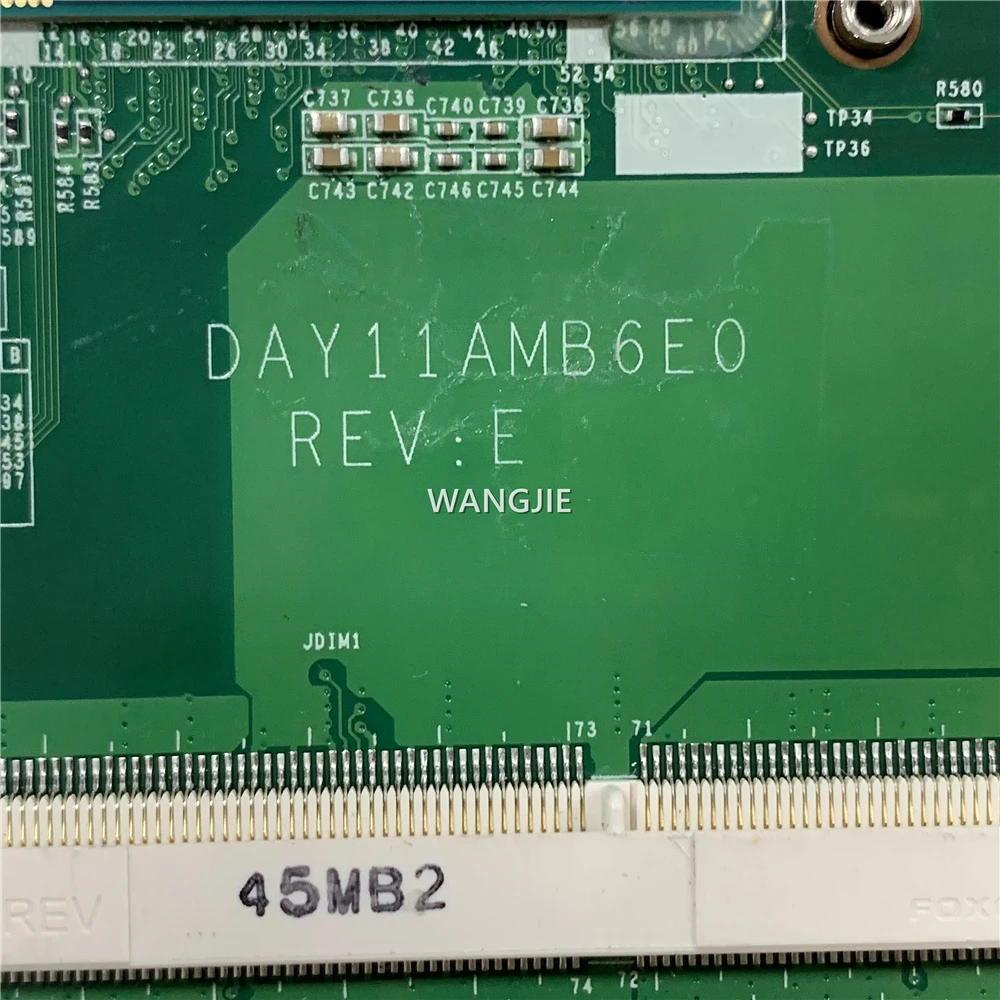 Para HP Pavilion 15-P placa base de computadora portátil 15,6 pulgadas DAY11AMB6E0 SR1EN I3-4030U Y11A DDR3 100% completamente probado - imagen 3