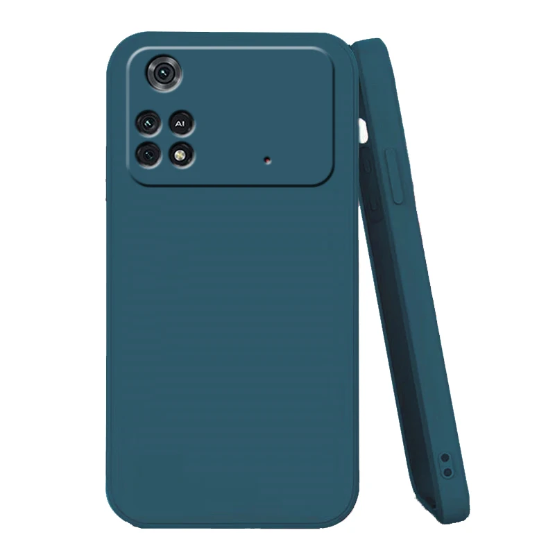 Fundas para Xiaomi POCO M4 Pro 4G funda de silicona líquida a prueba de golpes funda de teléfono Poco M4 Pro 4G Fundas - imagen 3