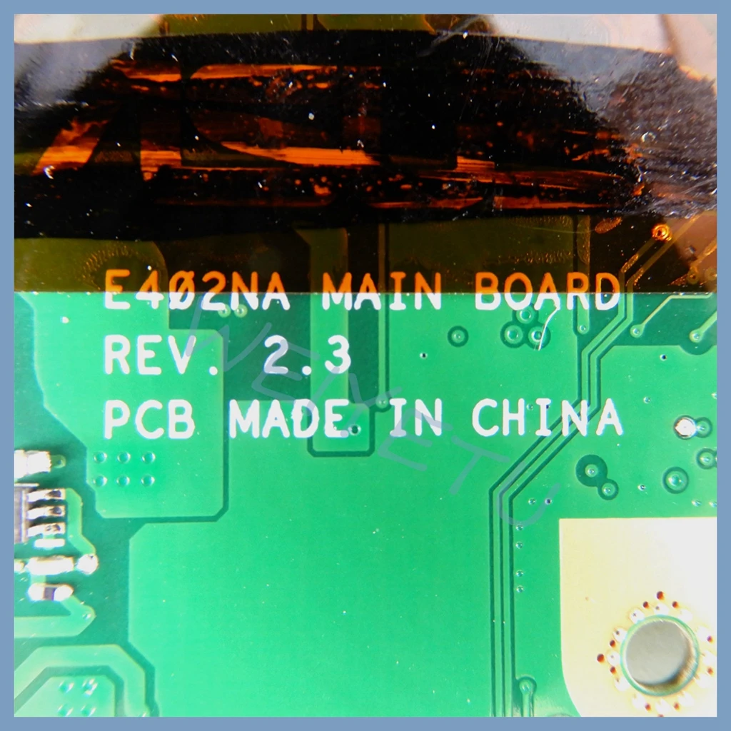 Placa base E402NA para placa base de ordenador portátil ASUS E402N E402NA con CPU N3350 2GB/4GB RAM 0GB/32GB SSD 100% probado OK - imagen 3