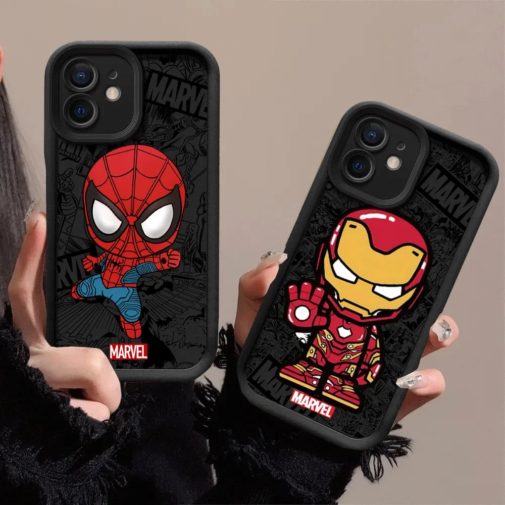 Funda para Motorola Moto G05 G04 G04S G24 G34 G14 G15 G30 G22 E32 E13 E40 E14 E22 G9 G Play 2025 cubierta Spider-Man Venom Deadpool