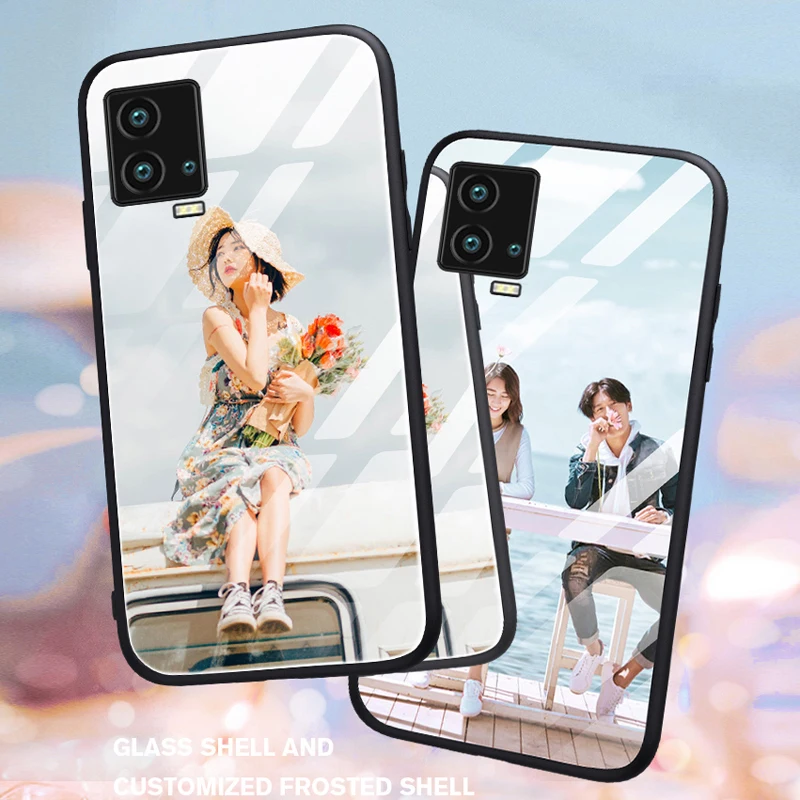 Funda de vidrio templado personalizada para Vivo IQOO Z10 Z9X Z9 Turbo 8 Pro 7 Neo 9S Plus X80 X70 fundas DIY foto carcasa anticaída - imagen 5