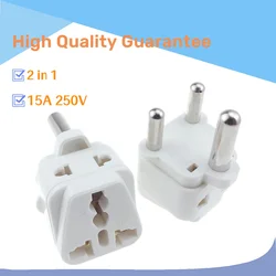Adaptador de viaje para Sudáfrica con enchufe tipo M y toma universal