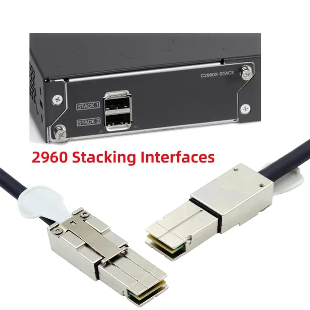 Cable confiable SAS HD 32P 2960 para interruptores de apilamiento de servidor Cisco CAB-STACK-E FlexStack - 1m/2m/3m - imagen 4