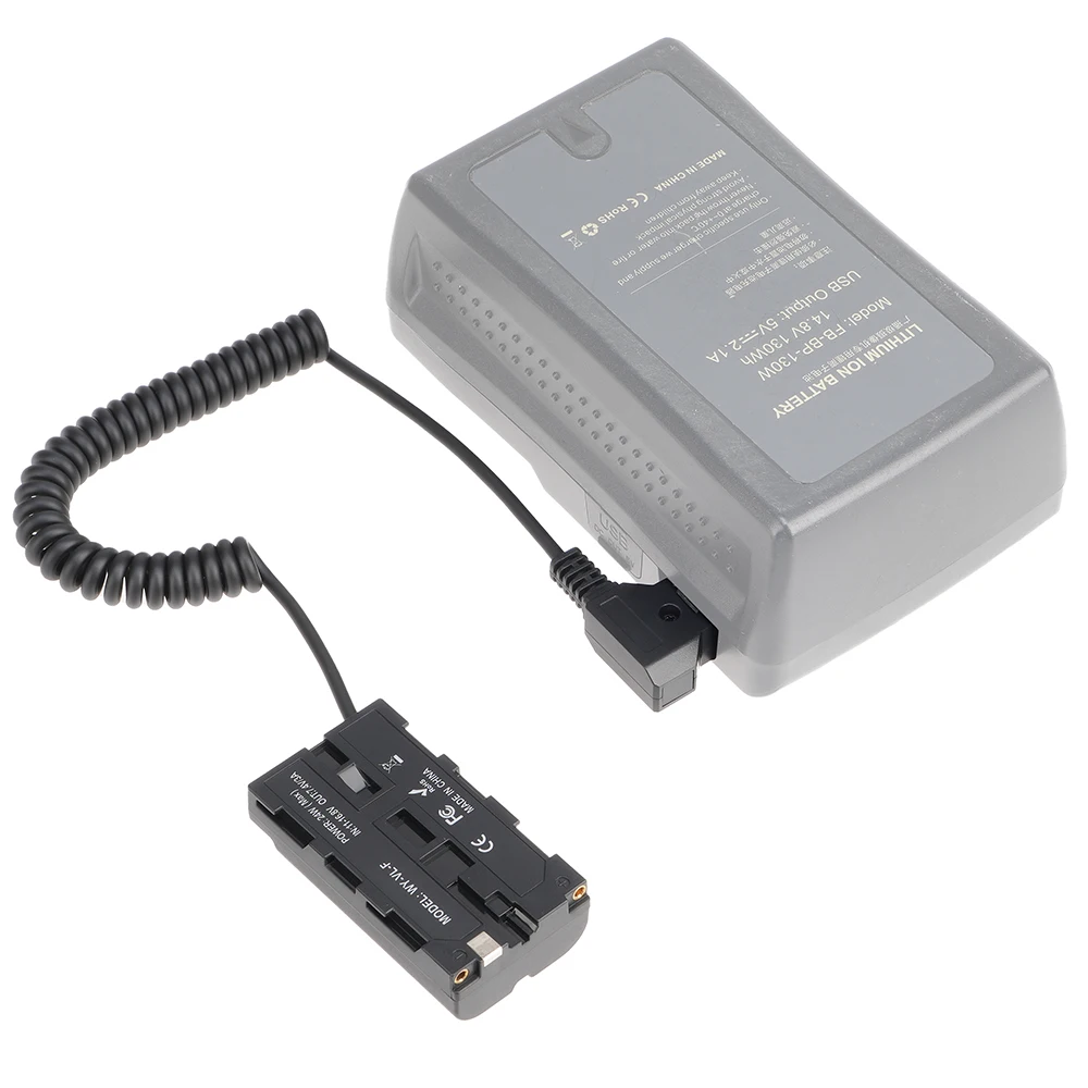 FOTGA-batería ficticia de D-TAP a NP-F550, adaptador de corriente de Cable para Monitor/cámara, para Sony PXW-Z150, MC1500C, NX5R, NX5CNX100 - imagen 2