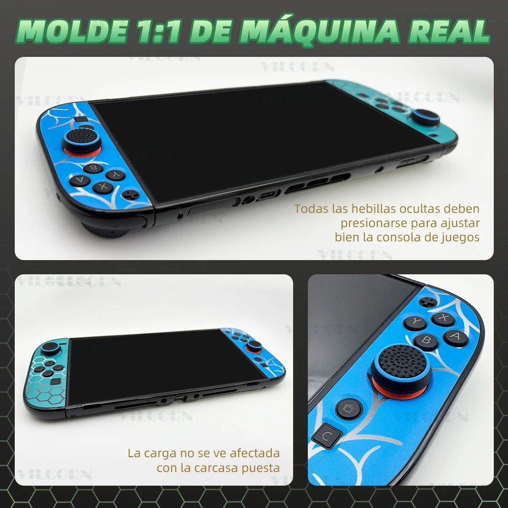 Nueva funda protectora para Switch2, funda para estación de acoplamiento Switch 2, accesorios de juego ZA, carcasa protectora con 2 teclas - imagen 4