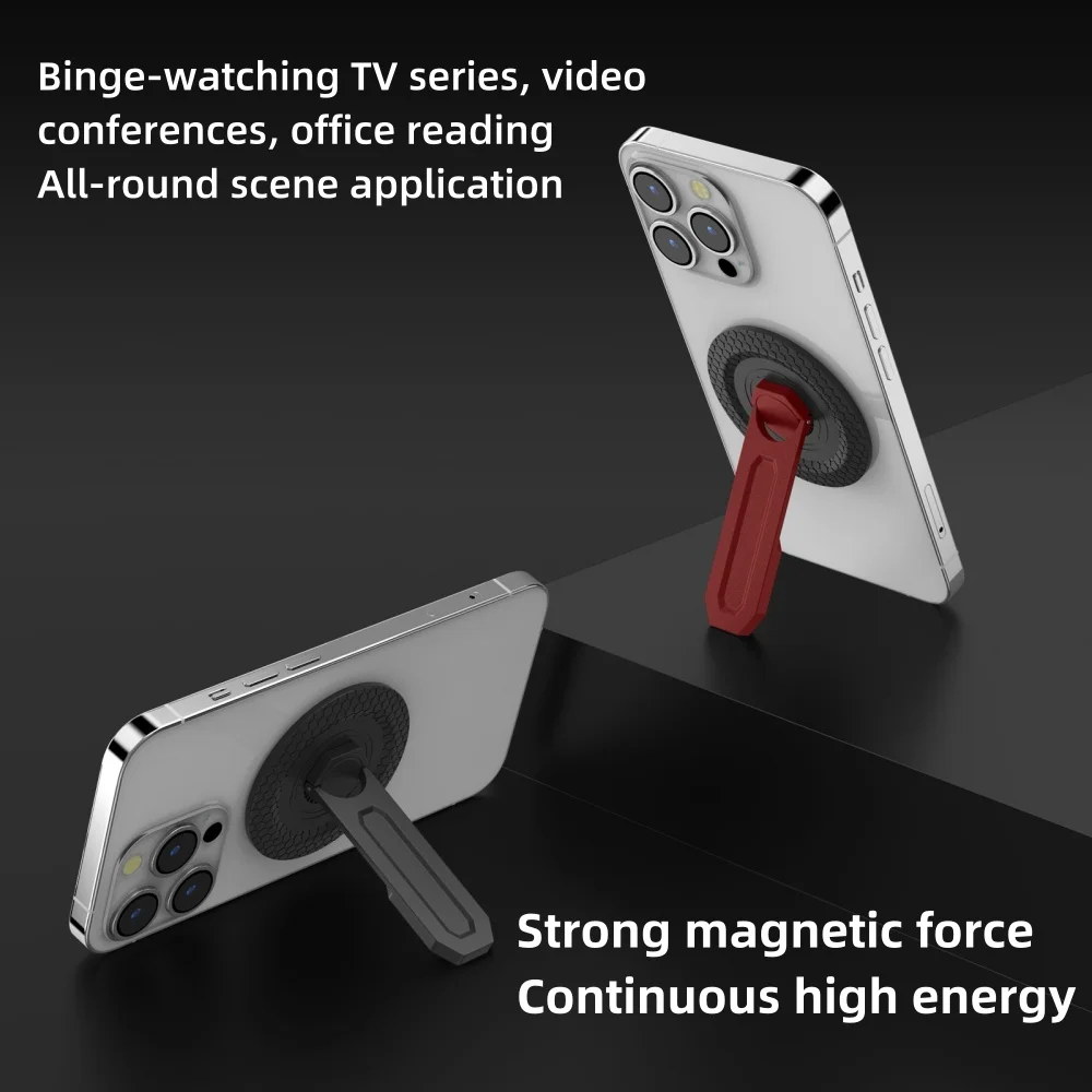 Para MagSafe Phone Grip Stand Kickstand para MagSafe IPhones, soporte magnético para teléfono móvil Grip giratorio 360 ° ,Soporte para iPhone - imagen 3