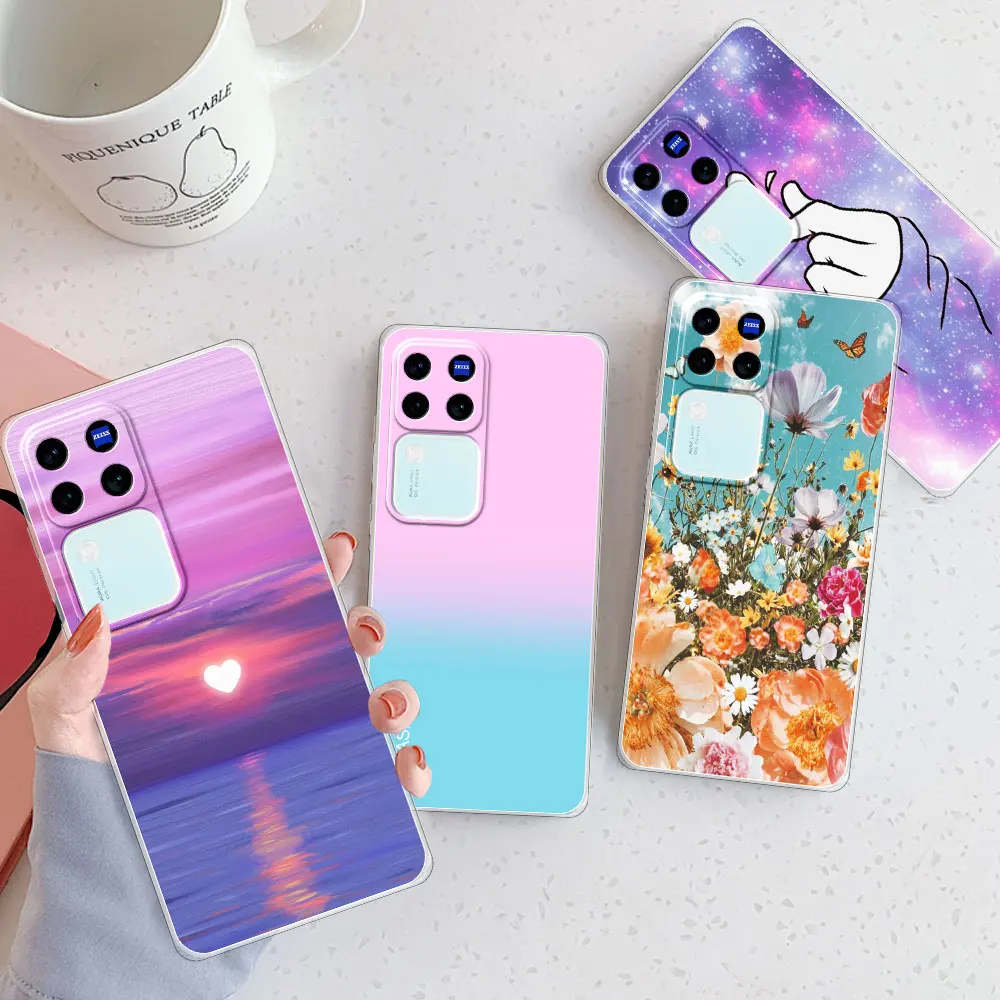 Funda para Vivo S18 Pro /S18 5G V2323A, carcasa a prueba de golpes, Funda de silicona suave transparente para Vivo S18Pro S17T - imagen 3