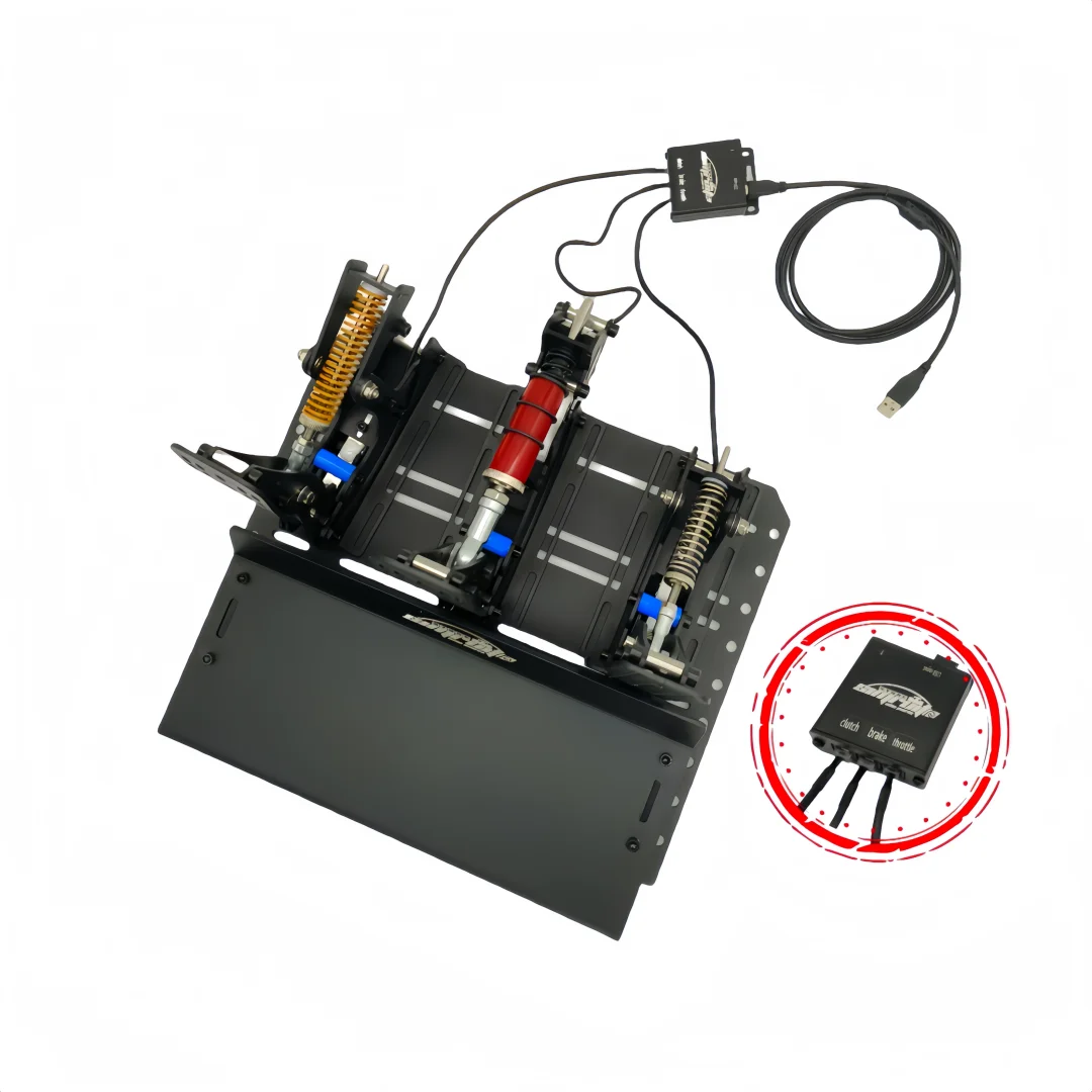 Volante y pedales Sim Racing para caja de control inteligente de PC - imagen 4