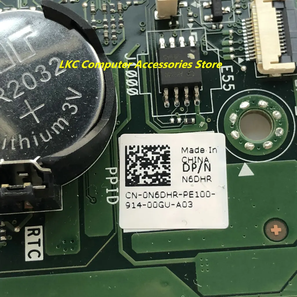 IPWHL-PS nuevo para Dell Inspiron 24 3480 22 3280 placa base AIO todo en uno N6DHR 0N6DHR CN-0N6DHR con i3-8145U - imagen 4