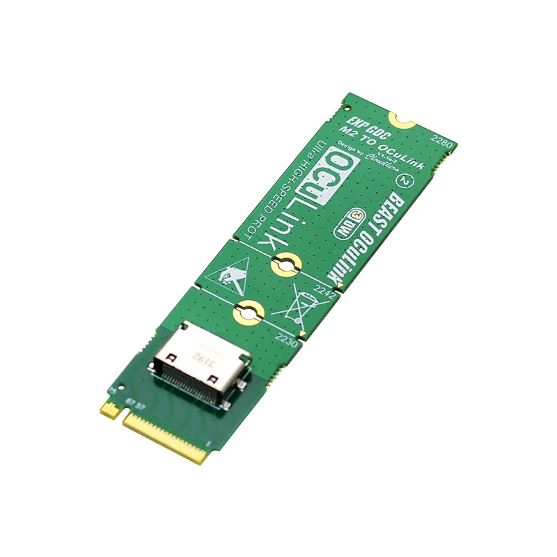 Adaptador NVME M.2 M Key a OCuLink para OCULINK GPU Dock Mini PC portátil a tarjeta gráfica externa convertidor de alta velocidad - imagen 5