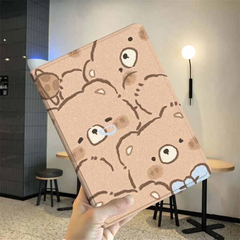 Animales tigre oso ciervo lindo para Samsung Galaxy Tab A A7 A8 A9 A11 S6 S11 10,1 10,4 10,5 pulgadas Lite Plus funda para tableta - imagen 4