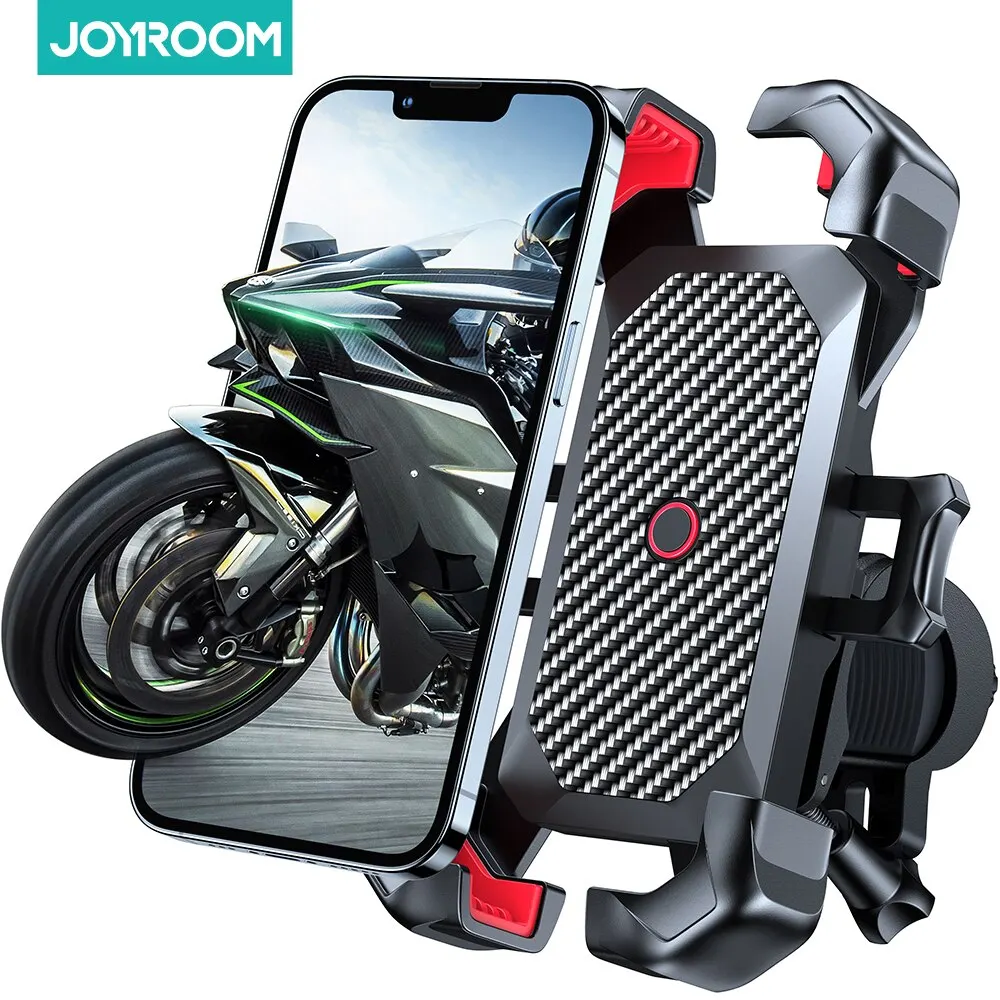 Joyroom-Soporte de teléfono para bicicleta, accesorio Universal de 360 a 7 pulgadas, a prueba de golpes, GPS Cli