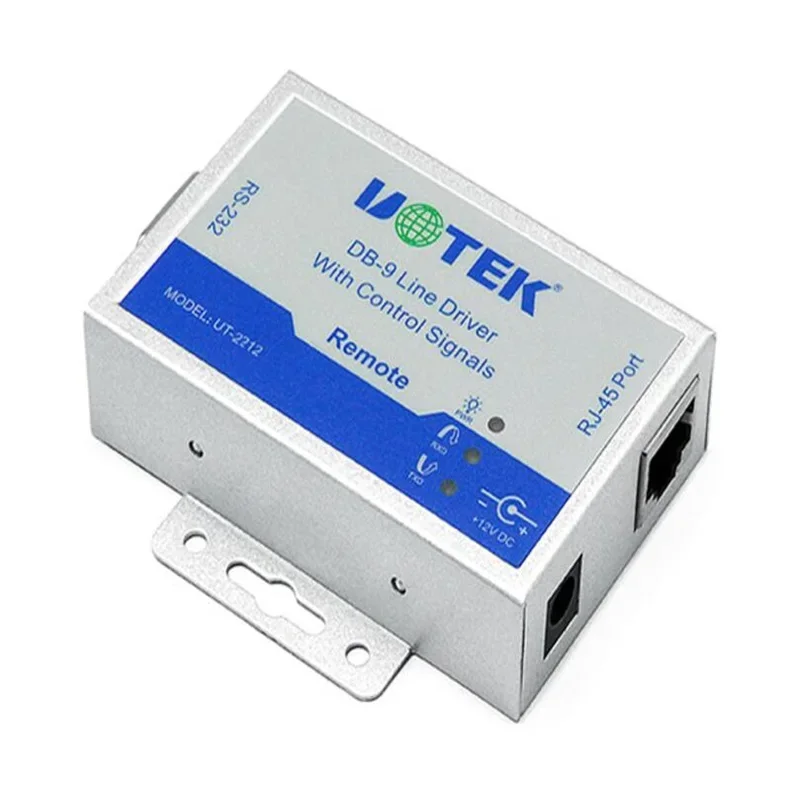 Convertidor aislado de UT-2212/3212 RS-232, adaptador de extensión de refuerzo de línea de aislamiento fotoeléctrico, 1,2 km, RJ45 para línea de comunicación - imagen 2