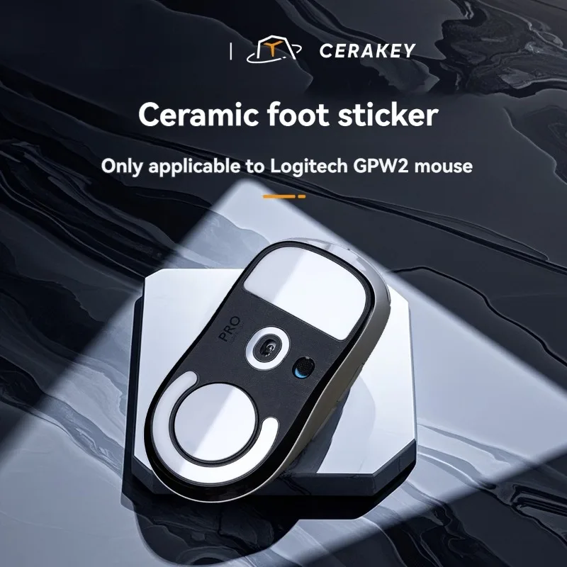 Parche de cerámica para pies, pegatinas para pies de ratón, solo adecuadas para Logitech GPW2 13,3g 2.5D Arc Edge Gaming Esports, accesorios para ratones - imagen 2