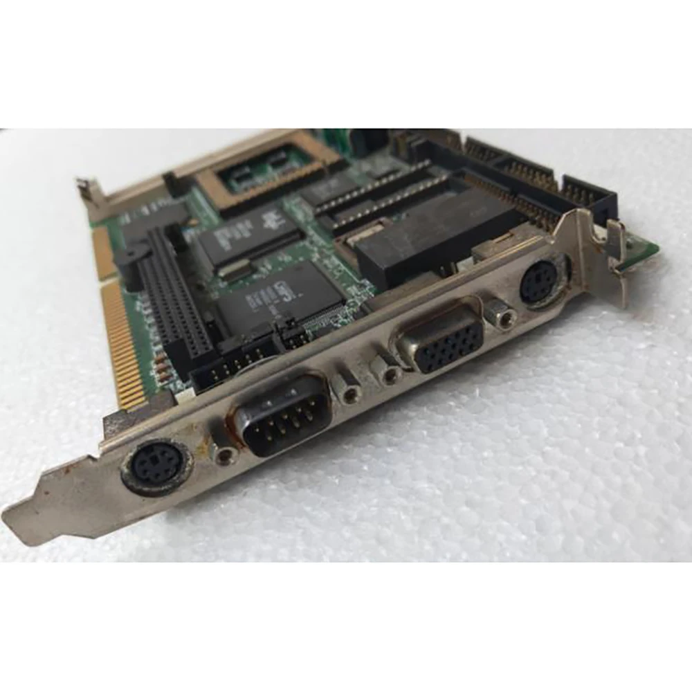 Placa base de control industrial 586 medio larga ISA 71Y8820 con memoria de CPU NEAT-575 REV:A2 - imagen 2