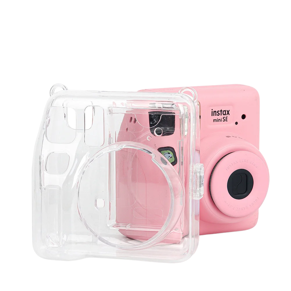 Cristal transparente cubierta protectora para Fujifilm instax mini se con almacenamiento de fotos cámara instantánea caso anti Scratch a prueba golpes - imagen 3