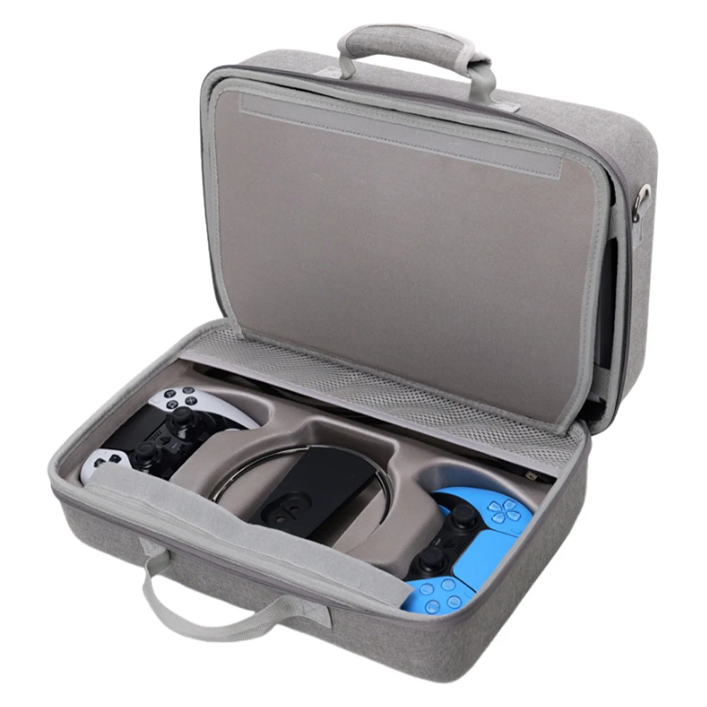 Estuche de transporte Estuche protector Bolsa de almacenamiento para PS5 Slim para controladores de consola PS5 Slim y otros para consola Playstation 5 Slim