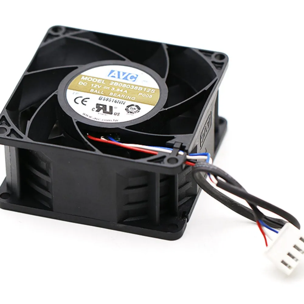 AVC Ventilador 80mm 12V Alta Velocidad - imagen 5