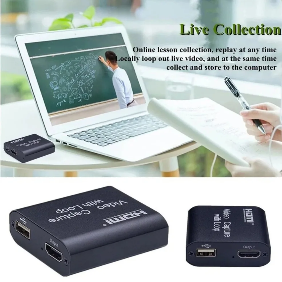 Tarjeta de captura de vídeo 4K HDMI con bucle para grabación de juegos, transmisión en vivo, Grabber 1080P para Live Broadcas Switch Xbox PS4/5 - imagen 4