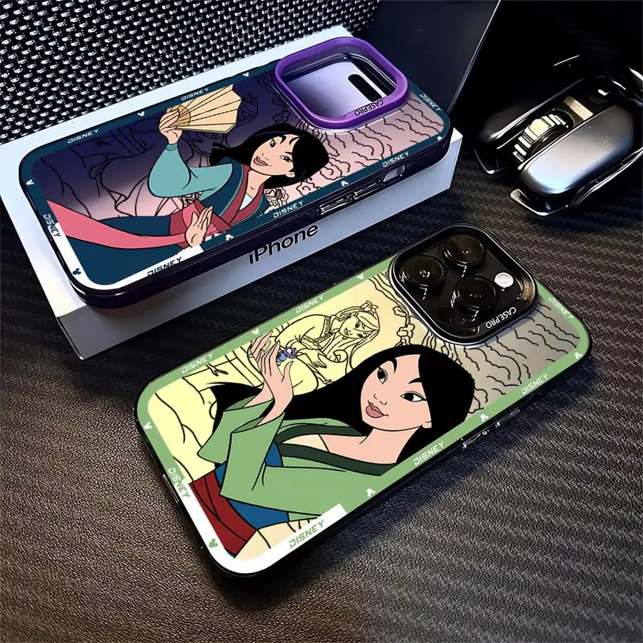 Cool Cute Hua Mulan funda de teléfono para Oppo Reno13 Reno12 Reno11 Reno10 Reno8 Reno7 Reno6 Reno5 Z F T Pro Plus 4G 5G cubierta mate - imagen 3