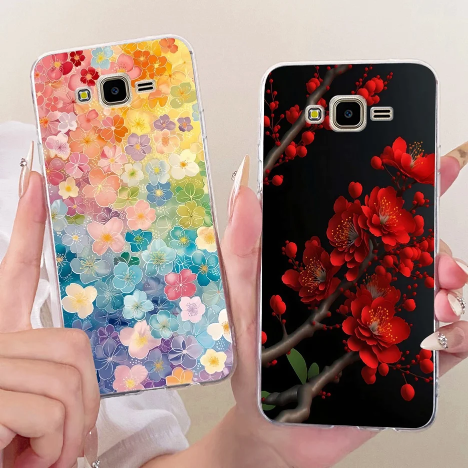 Para Samsung Galaxy J7 Core / J7Neo / J7Nxt funda SM-J701F lindo León funda pintada de lujo para Samsung J7 2015 J700F bolsas suaves - imagen 3