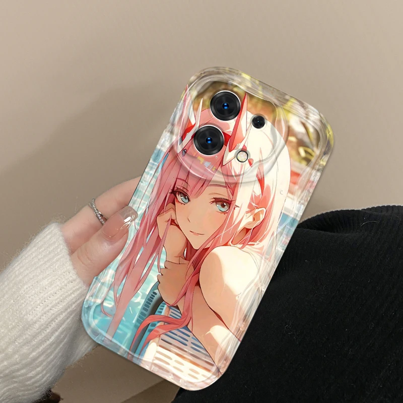 Darling In The Franxx Anime Art para Xiaomi Redmi Note 13 12 12S 11S 11 10 9 8 10A 9C 9T Pro Plus 5G Wave Oil TPU Phone Case - imagen 4