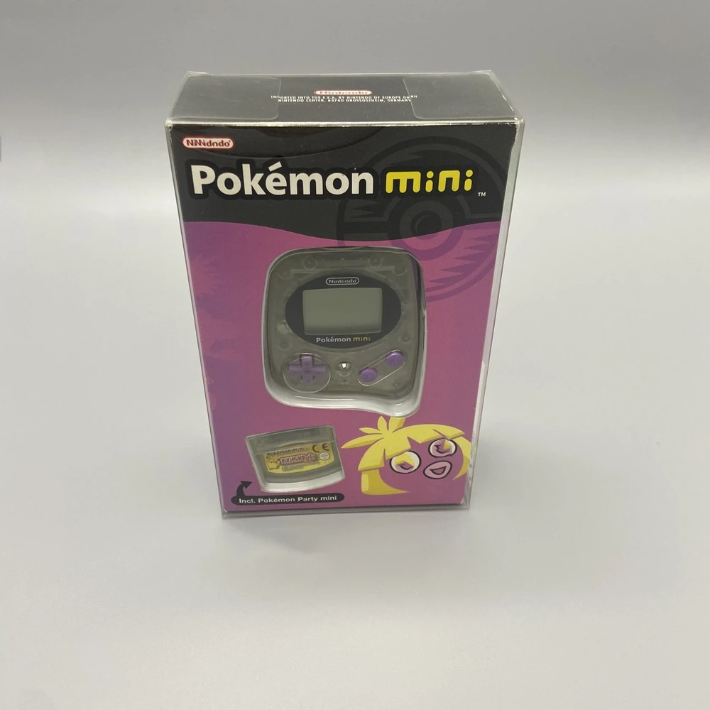 Protector de caja transparente para Nintendo Pokemon Mini, cajas de recolección, carcasa de juego de almacenamiento TEP, estuche de exposición transparente - imagen 2