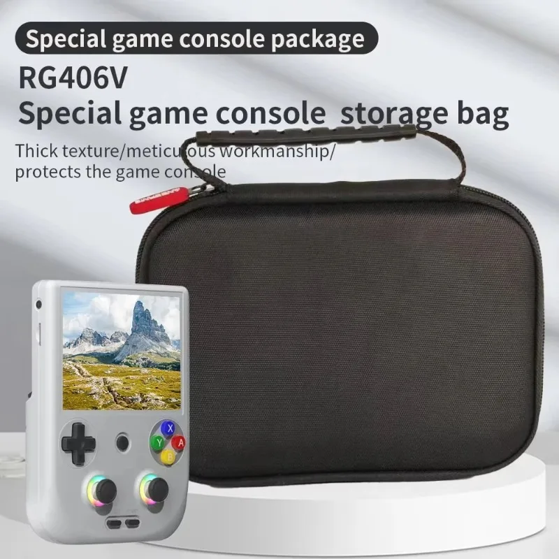 Bolsa organizadora portátil a prueba de golpes para consola de juegos, Estuche De Viaje, bolsa de transporte para accesorios de consola de juegos ANBERNIC RG406V - imagen 2
