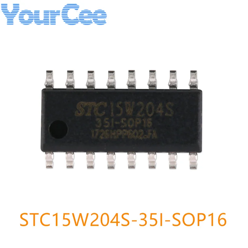 5 uds STC15W204S-35I-SOP8 STC15W204S STC15W204S-35I-SOP16 STC15W204S-35I-DIP16 Chip único MCU circuito integrado IC - imagen 3
