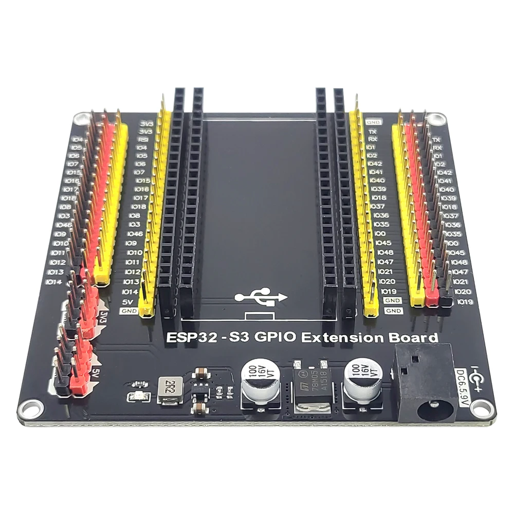 Placas de expansión GPIO ESP32-S3, placas de desarrollo digitales ESP32 IOT, pines IO, alimentadas por CC