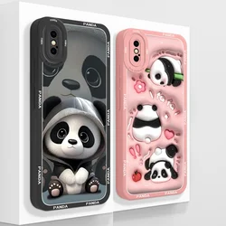 Funda Silicona Panda iPhone X, XR y XS Max – Suave Antigolpes