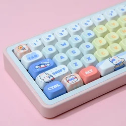 Teclas mecánicas MOA PBT Cherry MX Gaming Sublimación Conejo Gradiente