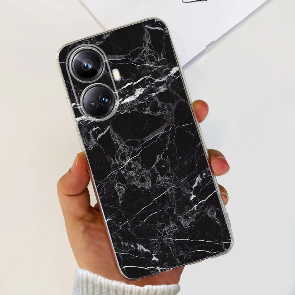 Funda de silicona suave para OPPO Realme, carcasa trasera de TPU para Realme 10 Pro Plus RMX3687 RMX3686 - imagen 4