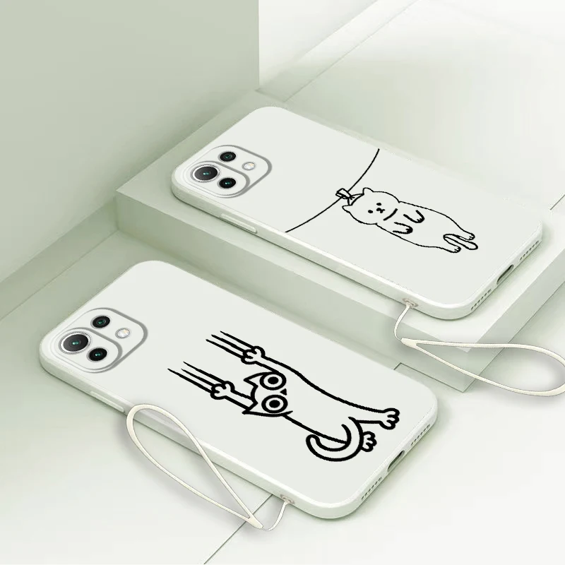 Funda blanda con diseño de perro y gato de dibujos animados para Xiaomi Mi 13 11 12 Lite 10T 11T 12T Pro - imagen 4
