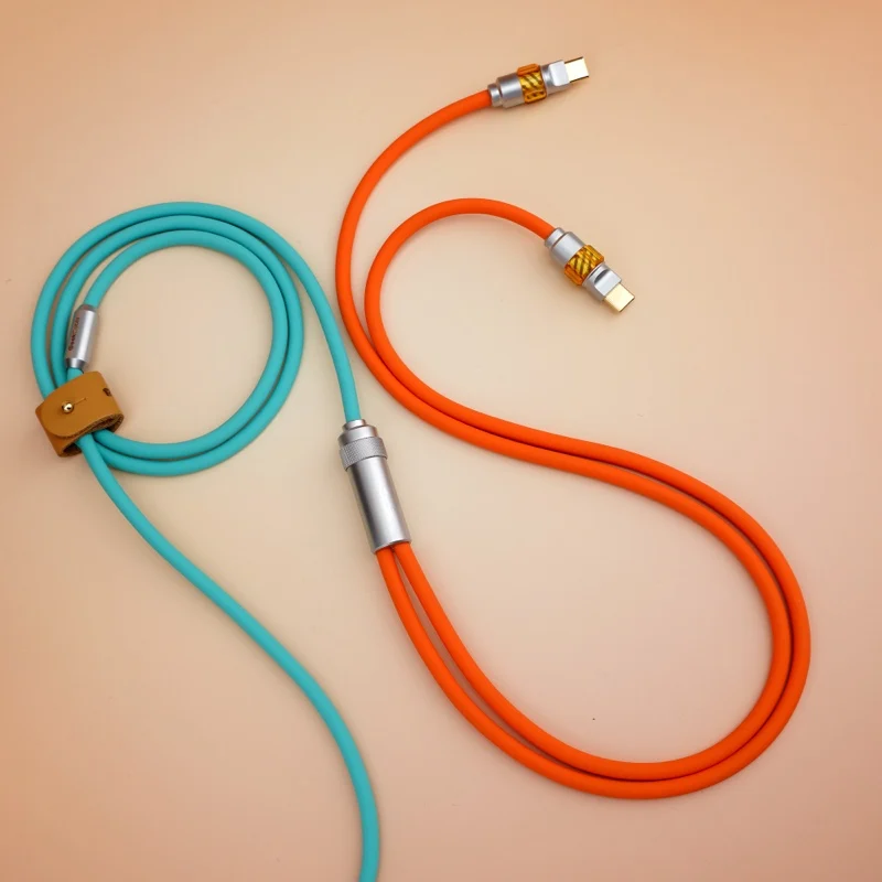 GeekCable Cable de aviador para teclado mecánico, puerto USB tipo C, Cable de bobinado de aviador de 1 a 2, Cable de teclado para juegos Esports 8K - imagen 5