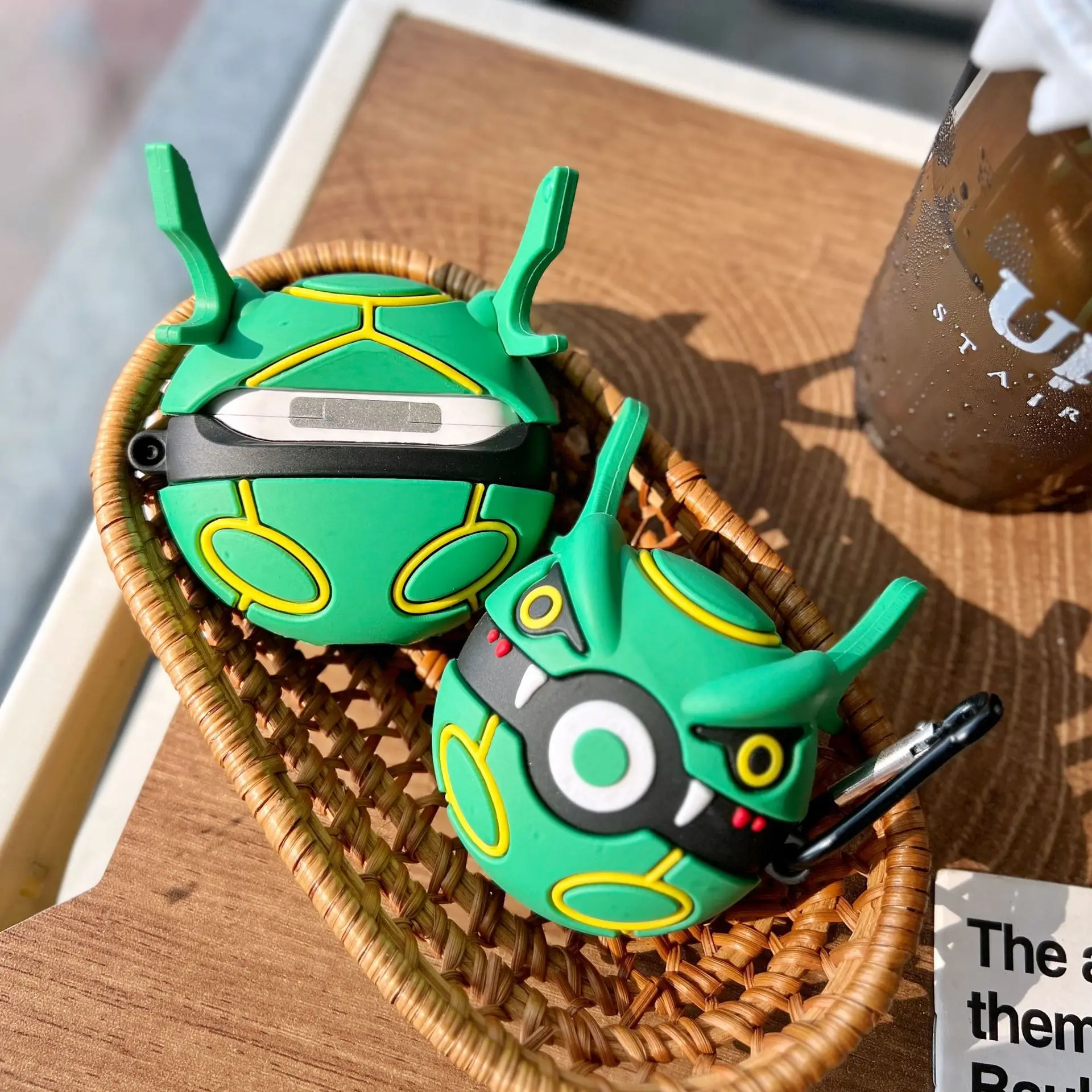 Pokemon Ball Rayquaza Funda protectora de silicona a prueba de golpes para auriculares Samsung Galaxy Buds 3 3 Pro Funda para niños - imagen 4