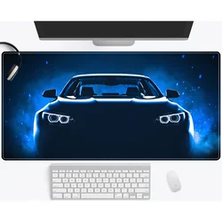 Alfombrilla Gaming 900x400 mm antideslizante para ratón y escritorio