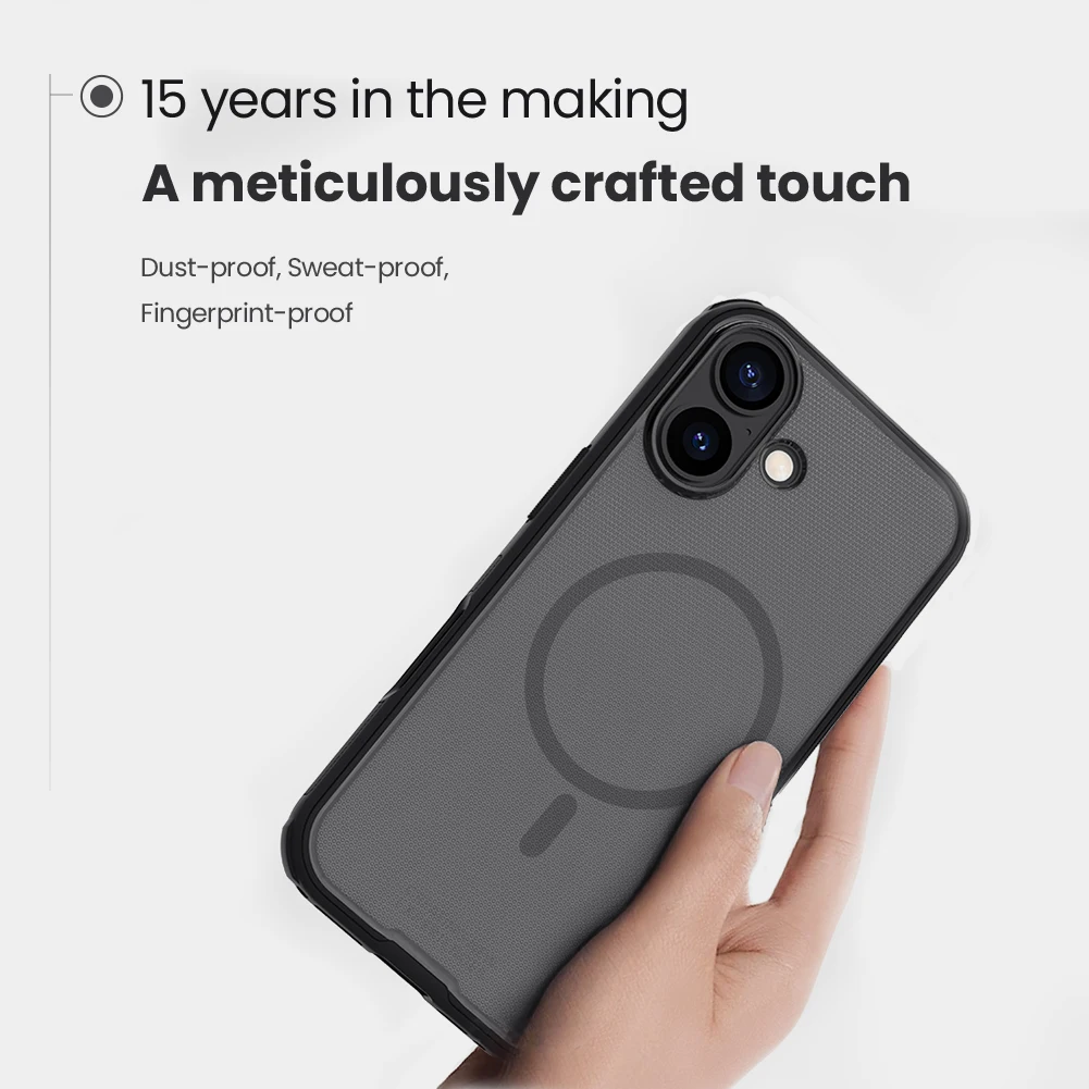Nillkin para iPhone 17 Pro Max / 17 Air Funda magnética Suave TPU Frosted Pro Hard PC Magsafe Protección contraportada para iPhone 17 - imagen 5