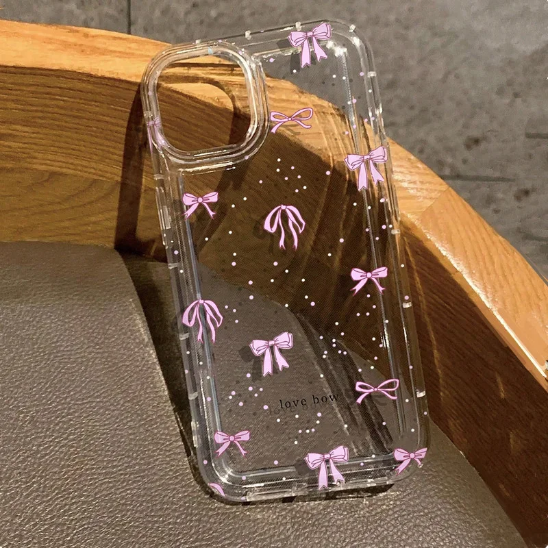 Funda transparente con estampado de lazo colorido para OPPO Realme C11 C20 C21Y C31 C35 C53 6 7 7I 8 8I 9I 10 V15 Pro Plus 5G Airbag cubierta a prueba de golpes - imagen 2