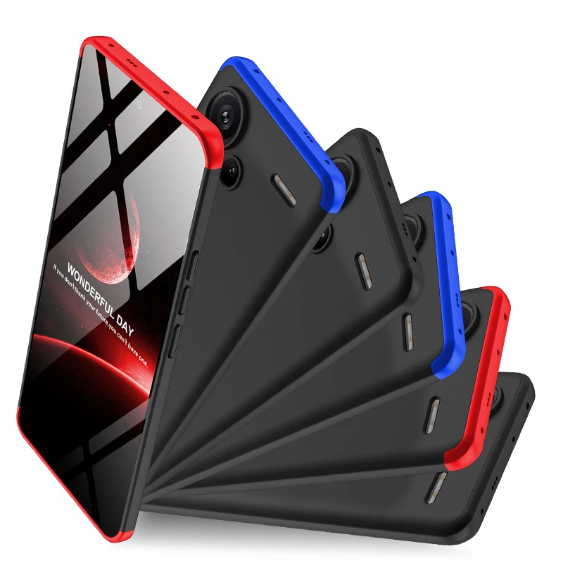 Funda para Redmi Note 13 Pro Plus 360 grados protección completa plástico duro mate cubierta a prueba de golpes para Xiaomi Redmi Note13ProPlus 5G - imagen 5