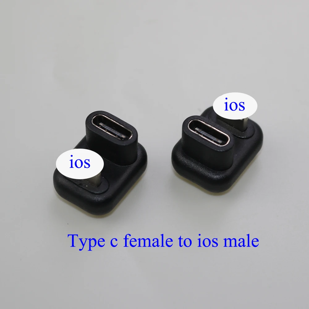 Adaptador de datos en forma de U tipo C a ios, convertidor de carga rápida de 20W para Macbook, Xiaomi, Samsung S20, 1 unidad - imagen 2