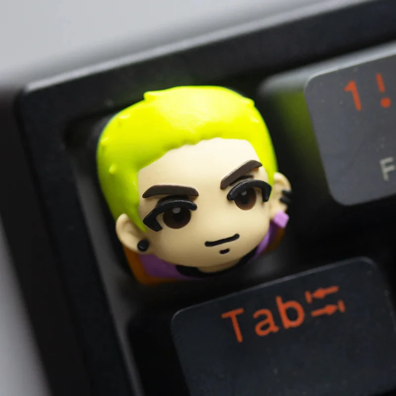 Valorant Artisan-Tapa de teclado Original Gekko CYPHER Vyse, tapa de teclado de resina bonita, Gaminng personalizado, regalo de teclado mecánico - imagen 2