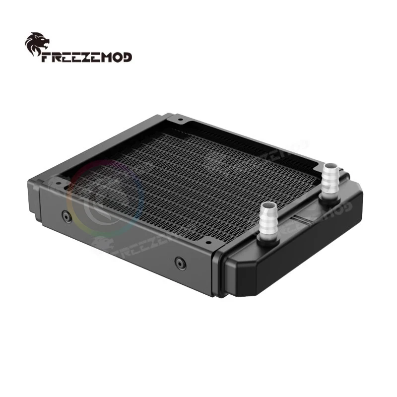 FREEZEMOD Radiador médico de aluminio 120 RAD Match Ventilador de enfriamiento de 12 cm, conexión de tubo blando de 5-6 mm 7-8 mm CSR-PY120 - imagen 2