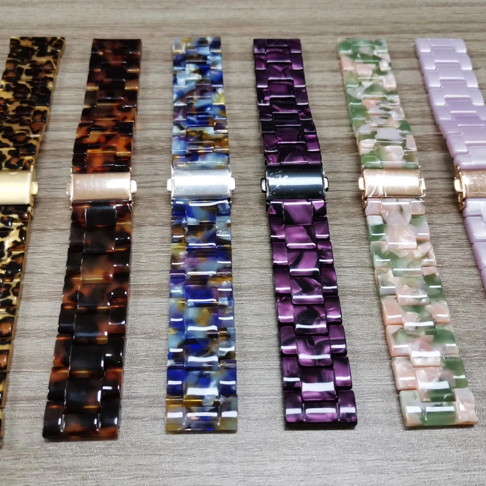 Correa de muñeca de repuesto para reloj inteligente Xiaomi Amazfit GTS 3 GTS 4, correa de resina GTR de 42MM Bip 3 GTS2 GTS4, Mini pulsera, 20mm - imagen 4